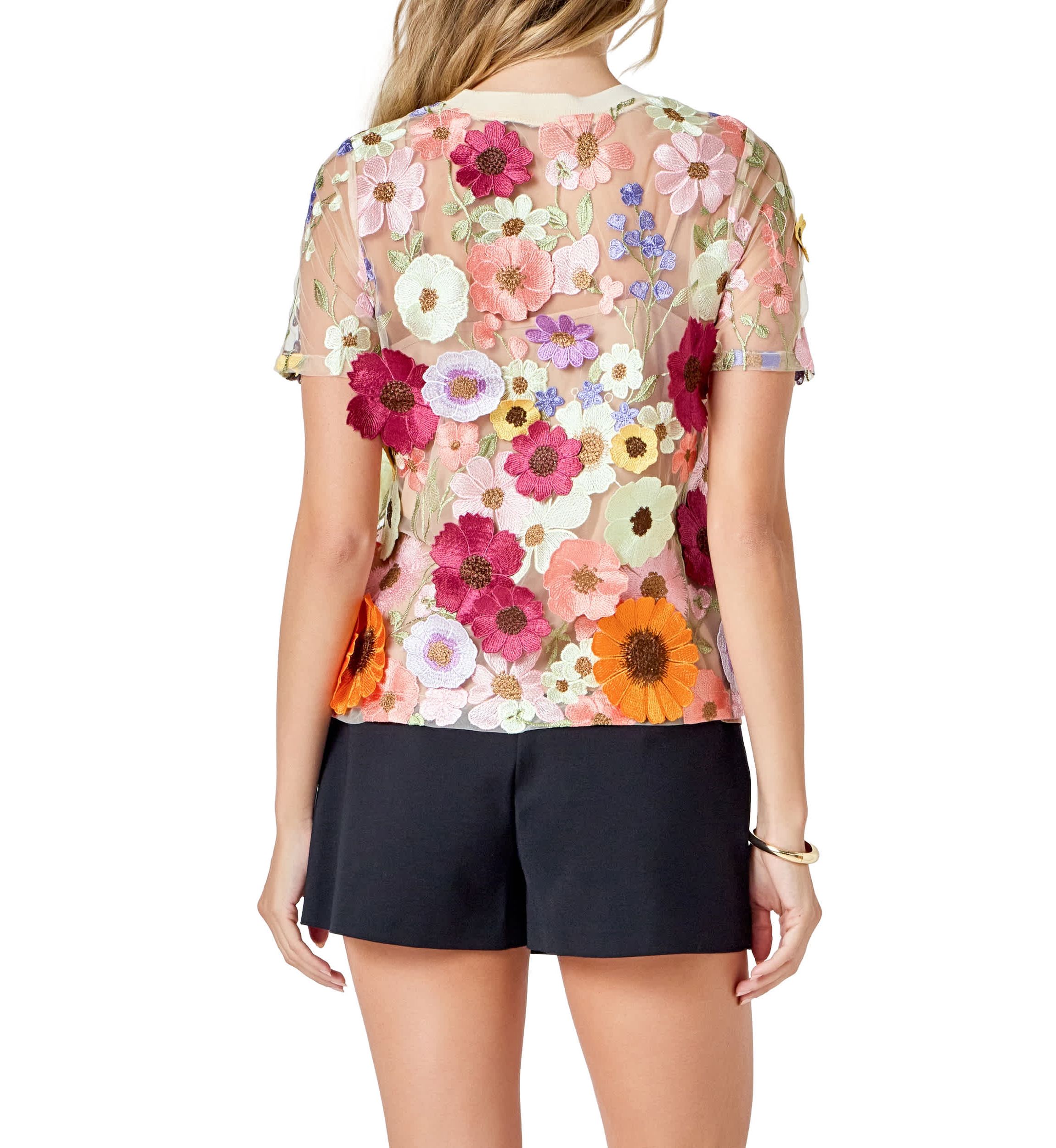 Floral Embroidered Top