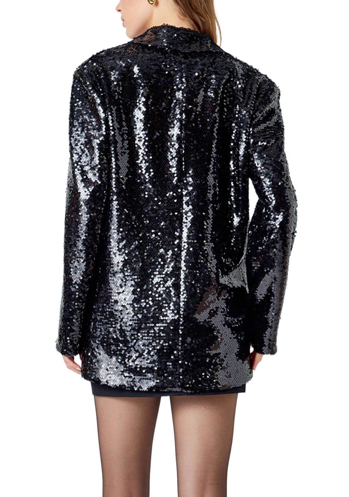 Sequin Oversized Jacket