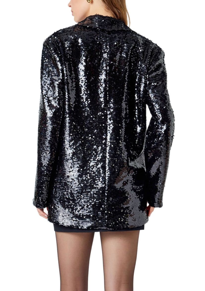 Sequin Oversized Jacket