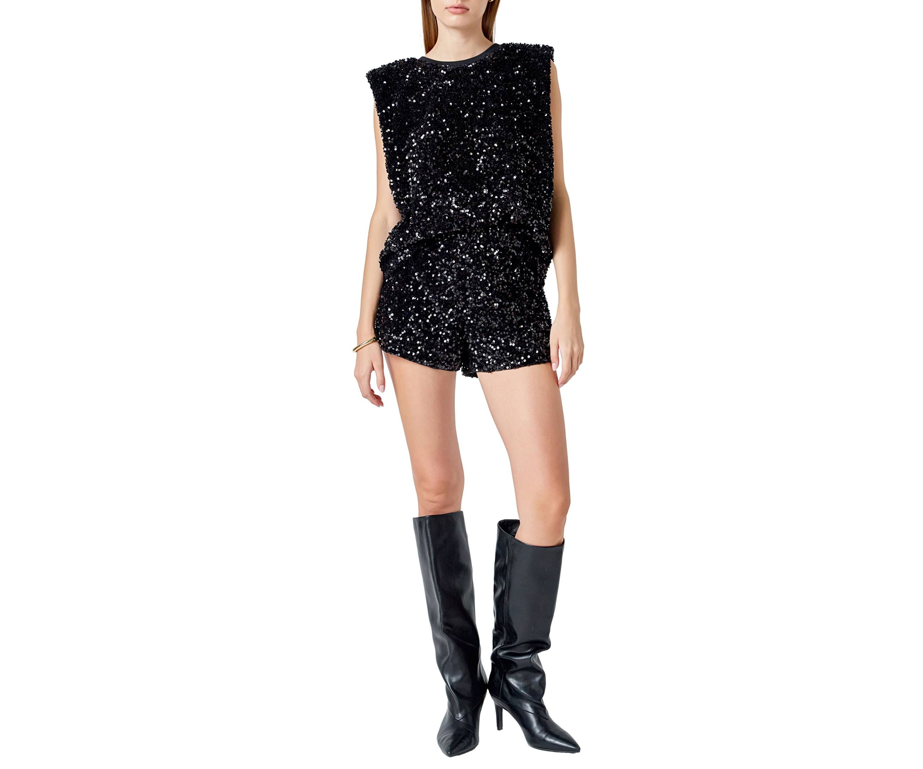 Sequins Shorts