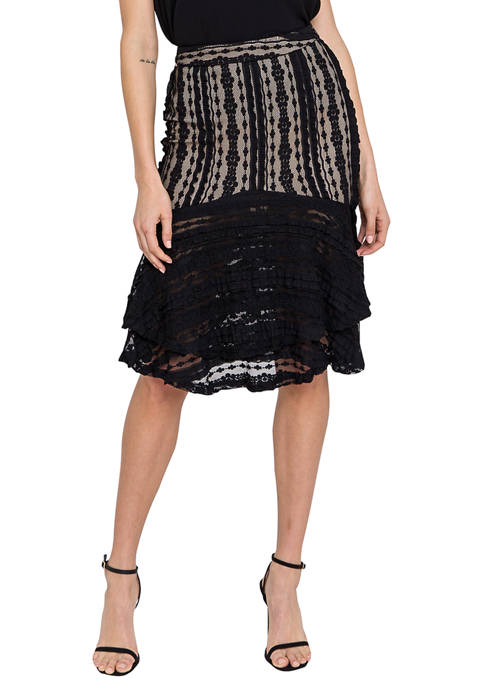 High Low Lace Skirt