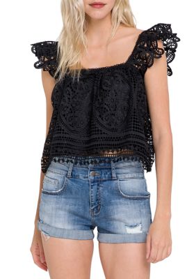 belk lace tops