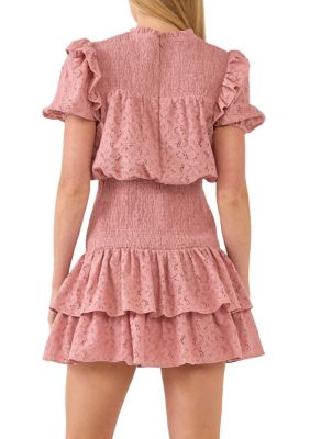 Smocked Lace Dress