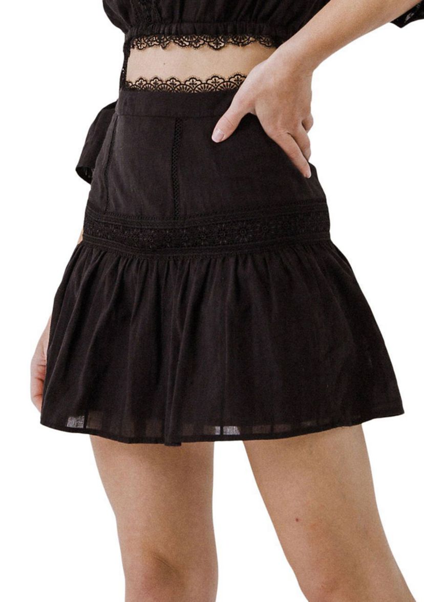 Flared Mini Skirt