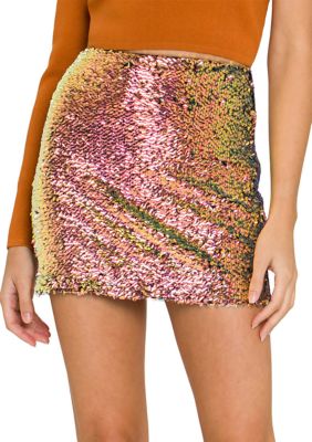 Women's Sequins Mini Skirt