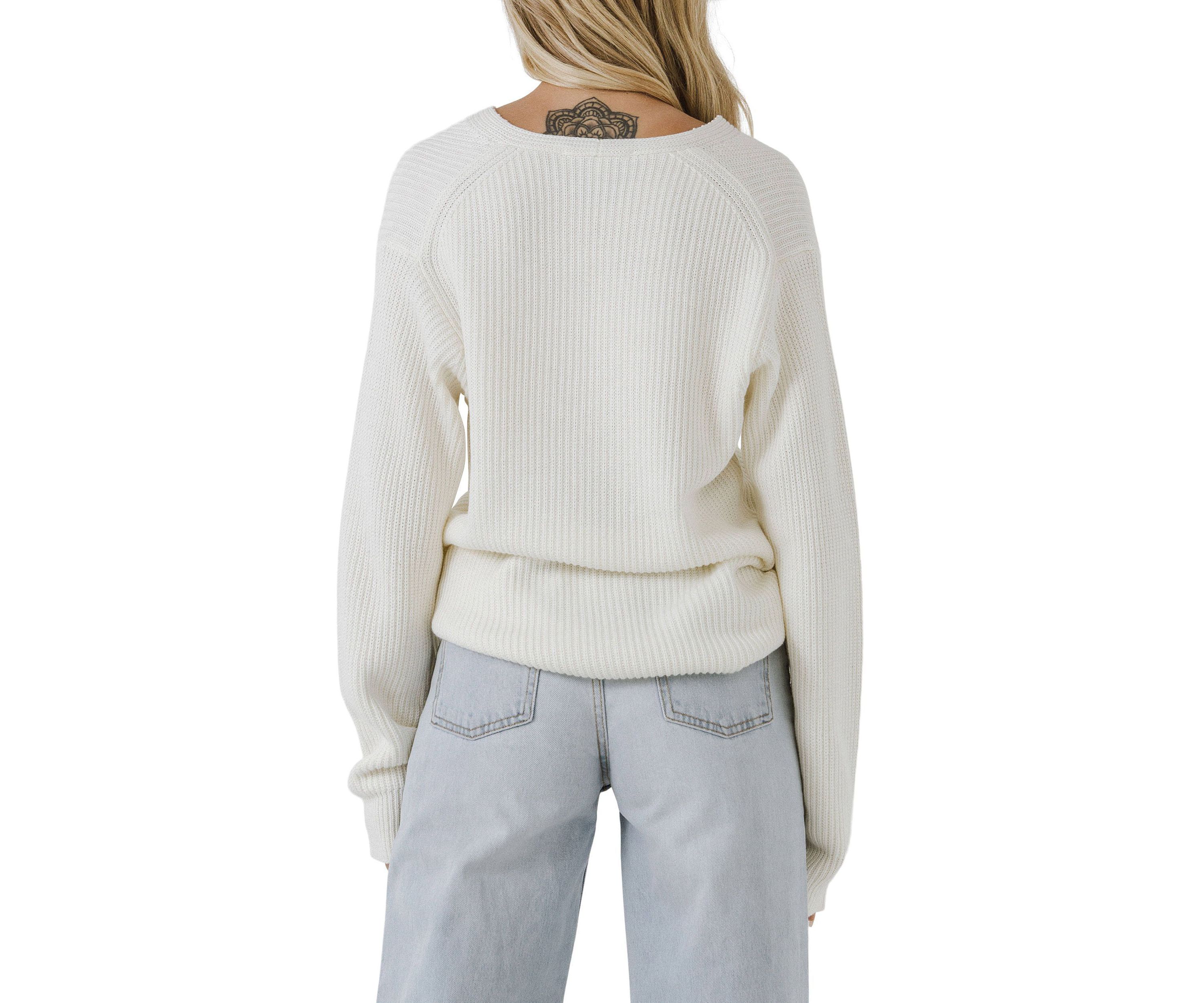 V-neckline Sweater