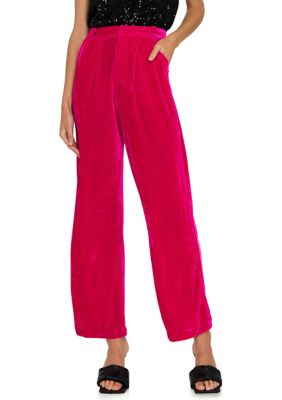 Endless Rose Velvet Wide Leg Pants | belk