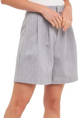 Pleated Shorts