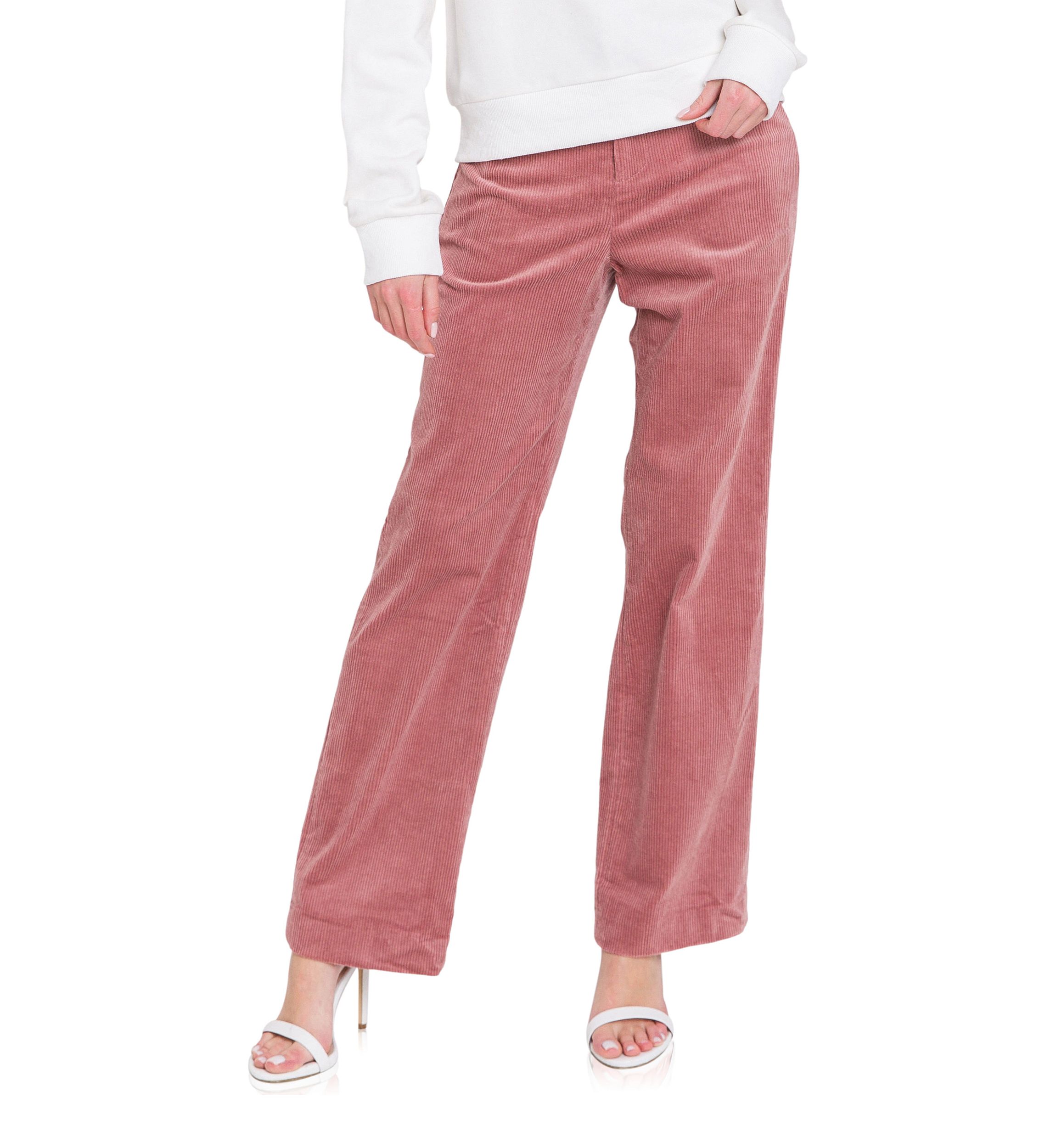 Womens Corduroy Wide Leg Pants