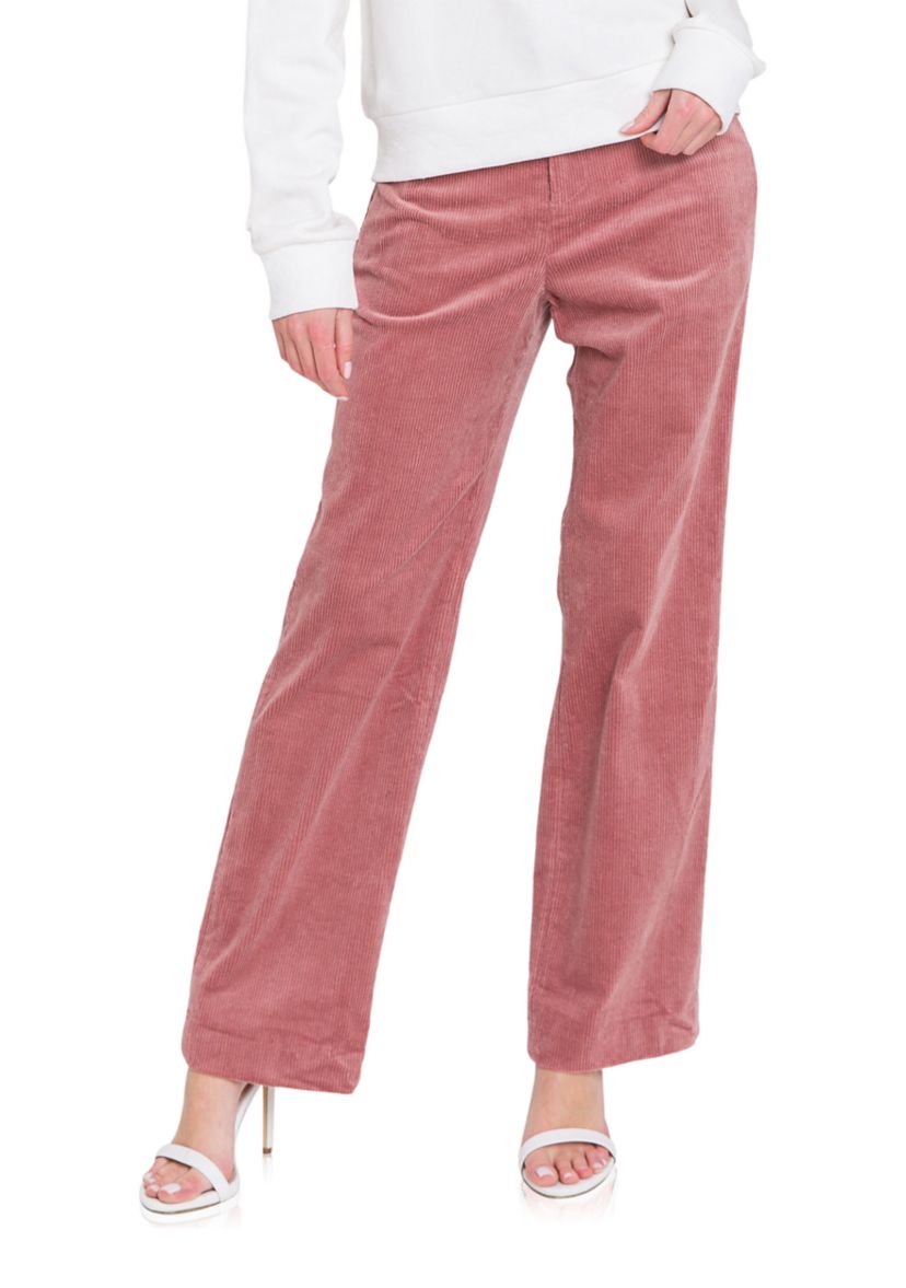 Womens Corduroy Wide Leg Pants