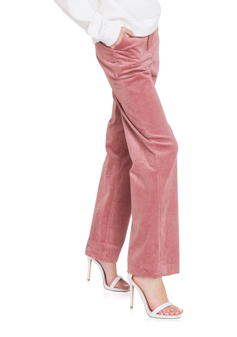 Womens Corduroy Wide Leg Pants