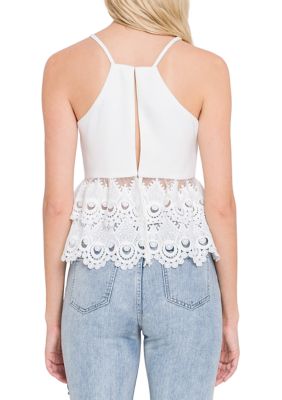 Lace Scallop Cami