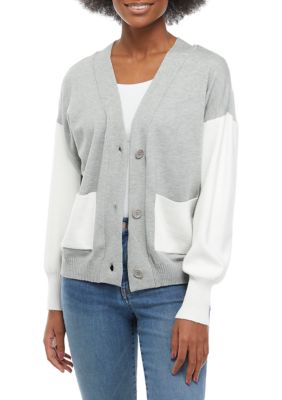 Women's Color Block Cardigan