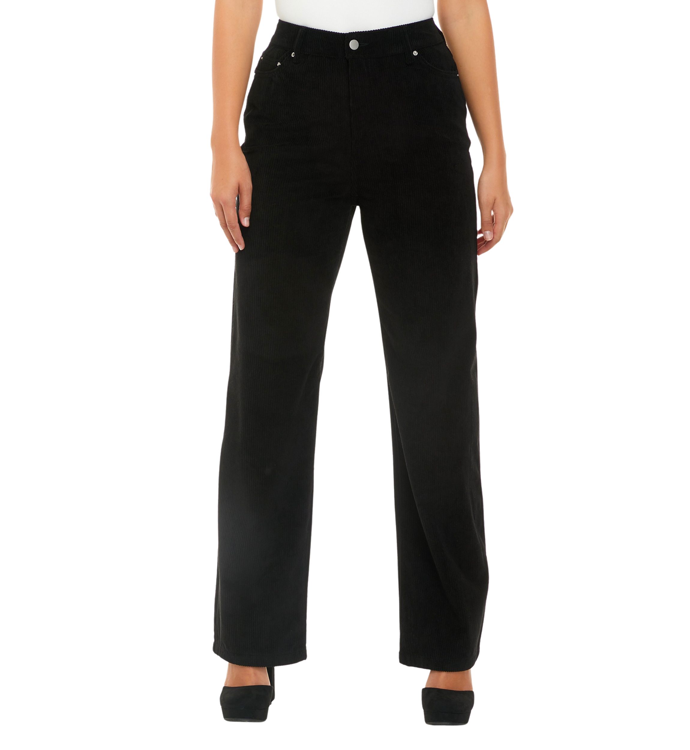 Juniors Straight Leg Corduroy Pants