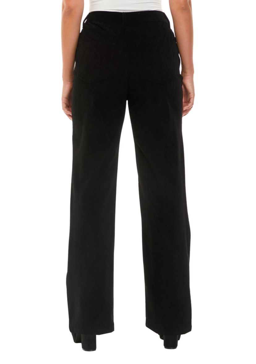 Juniors Straight Leg Corduroy Pants