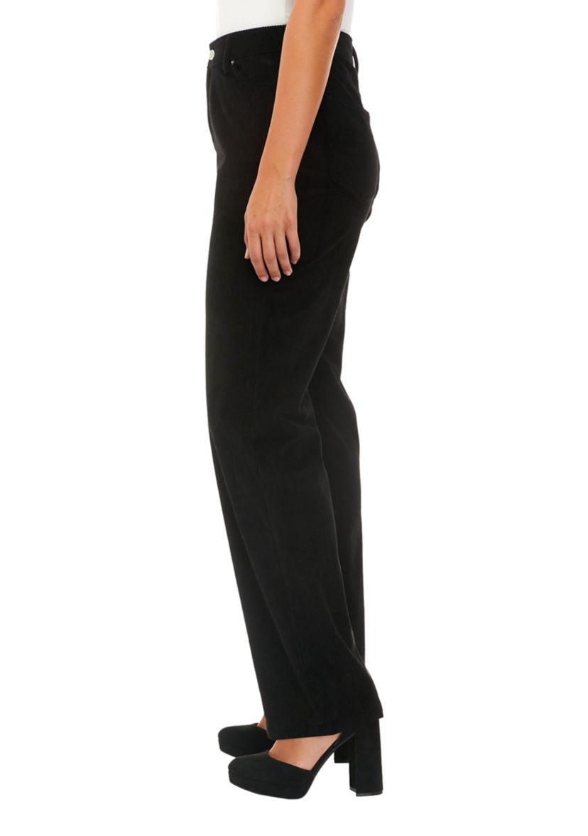 Juniors Straight Leg Corduroy Pants