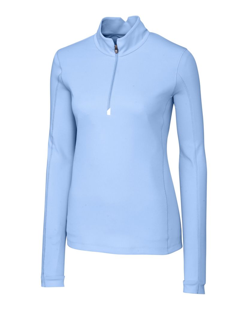 Cutter & Buck Traverse Stretch Eco Quarter Zip Womens Pullover