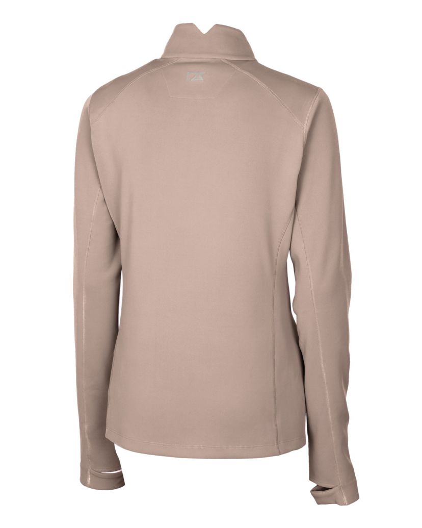 Cutter & Buck Traverse Stretch Eco Quarter Zip Womens Pullover