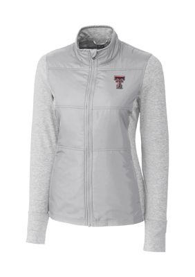 Cutter & Buck Women's Ncaa Texas Tech Red Raiders Long Sleeve Stealth Full Zip Jacket, Xs -  0889820815311