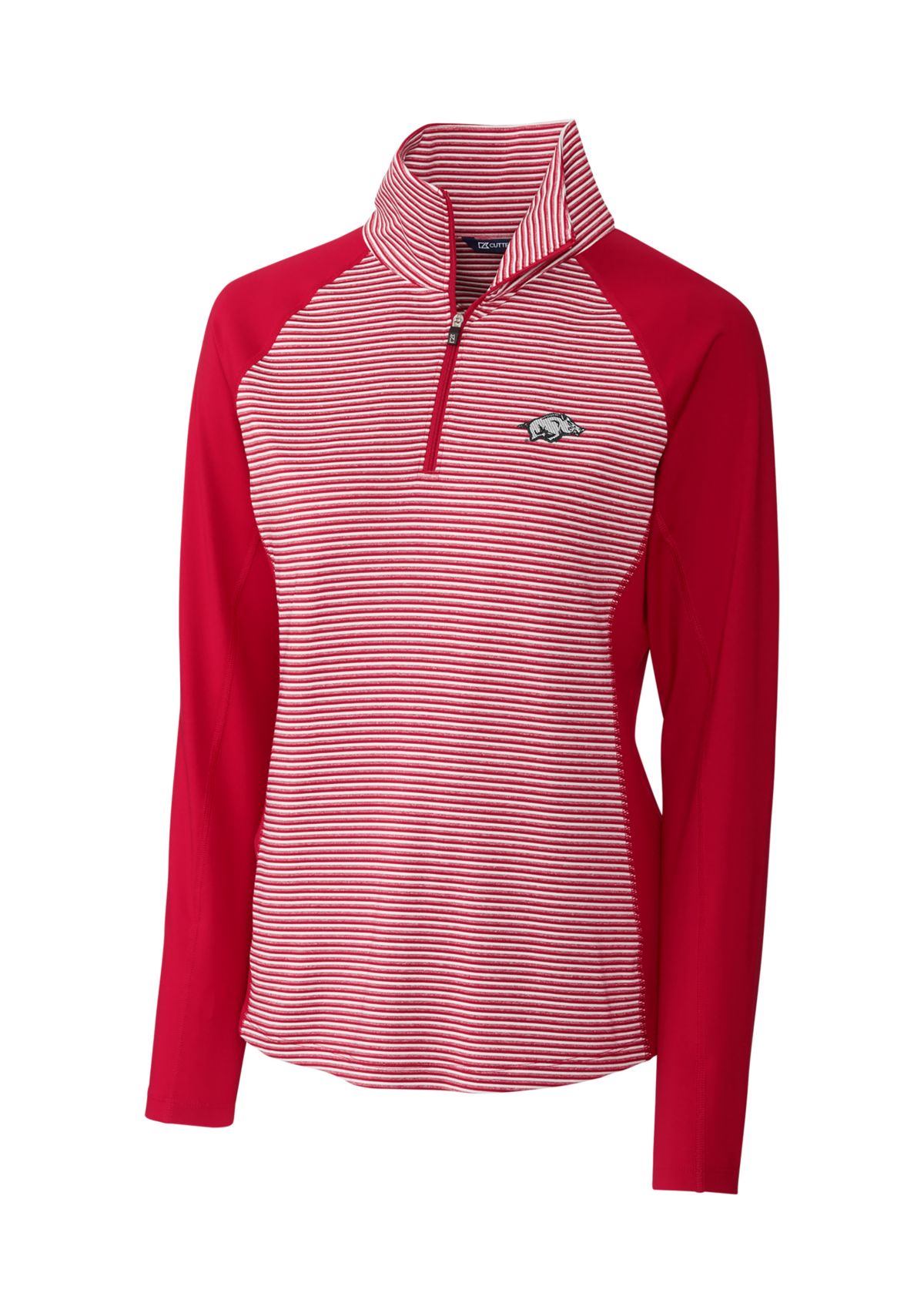 NCAA Arkansas Razorbacks Forge Tonal Half-Zip Pullover Jacket