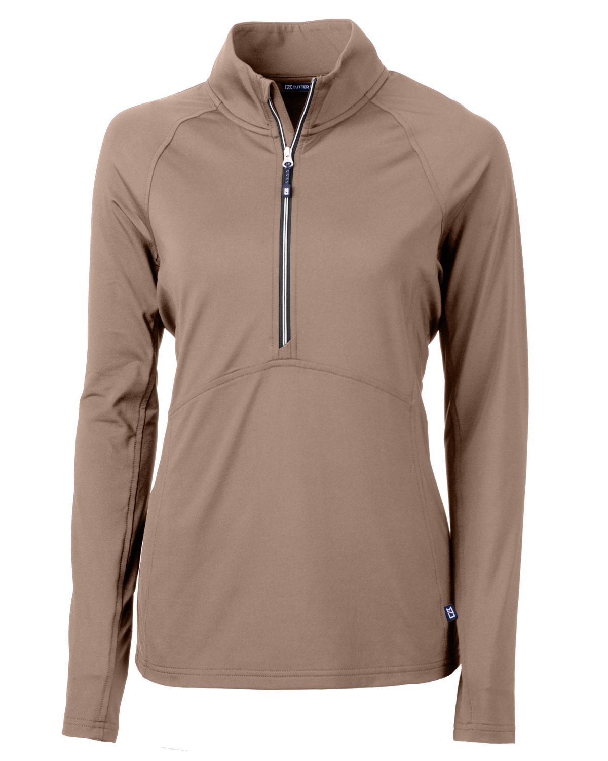 Cutter & Buck Adapt Eco Knit Stretch Recycled Womens Half Zip Pullover