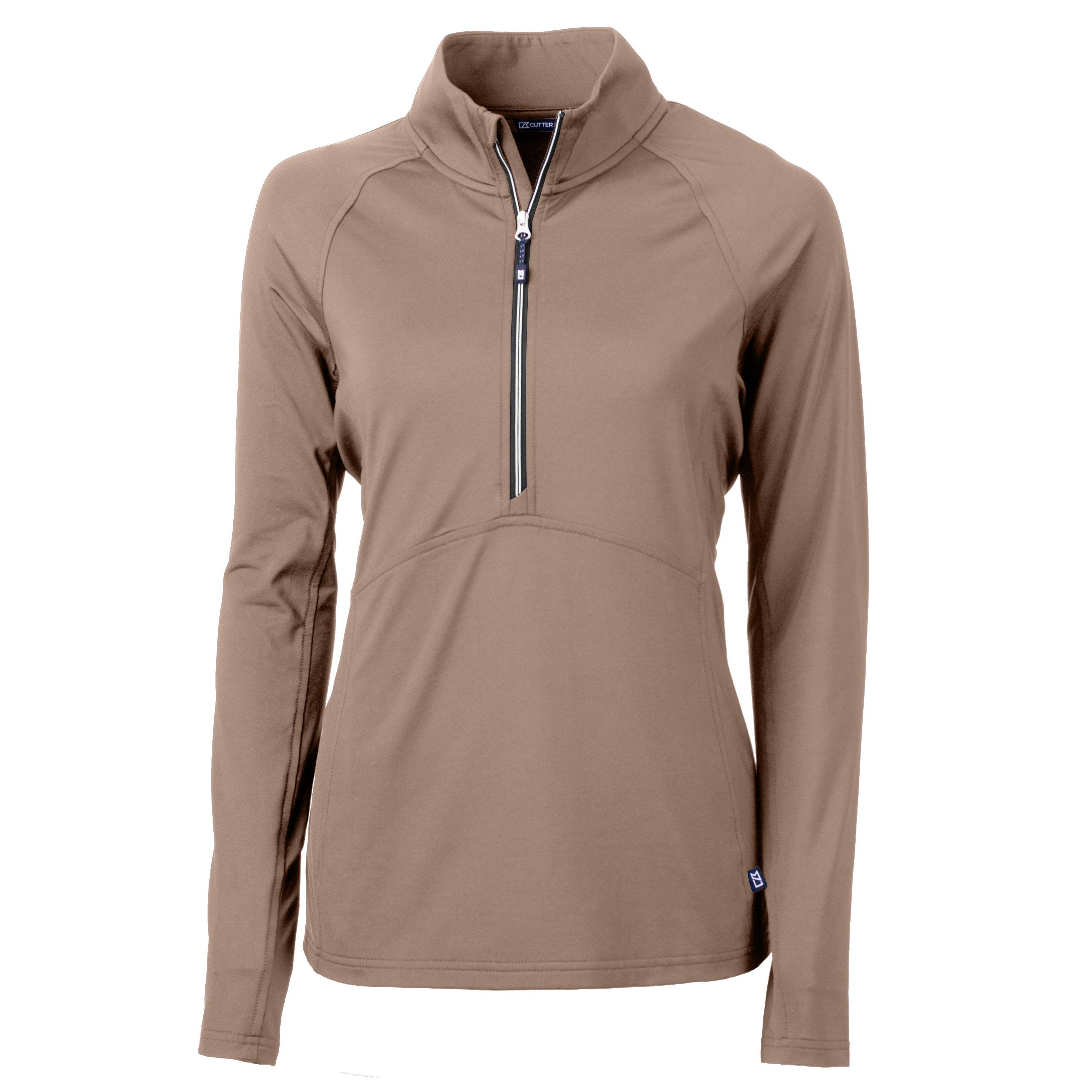 Cutter & Buck Adapt Eco Knit Stretch Recycled Womens Half Zip Pullover