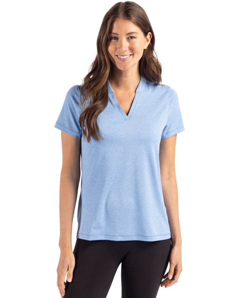 Cutter & Buck Forge Heathered Stretch Womens Blade Top