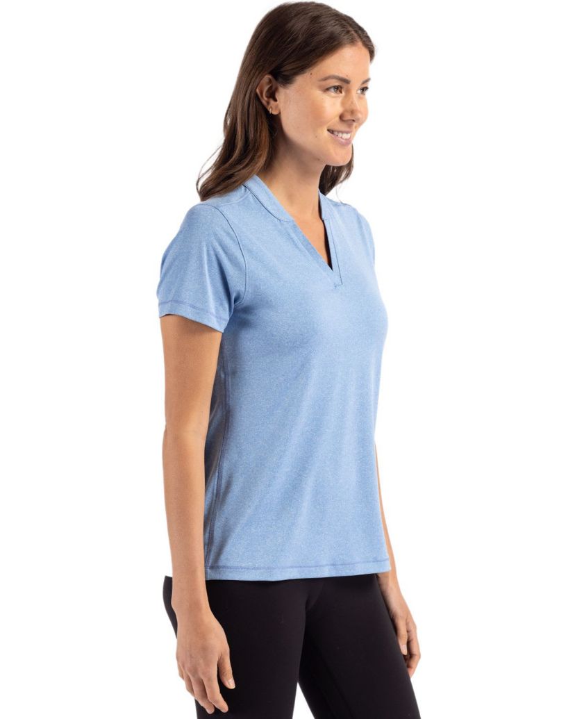 Cutter & Buck Forge Heathered Stretch Womens Blade Top