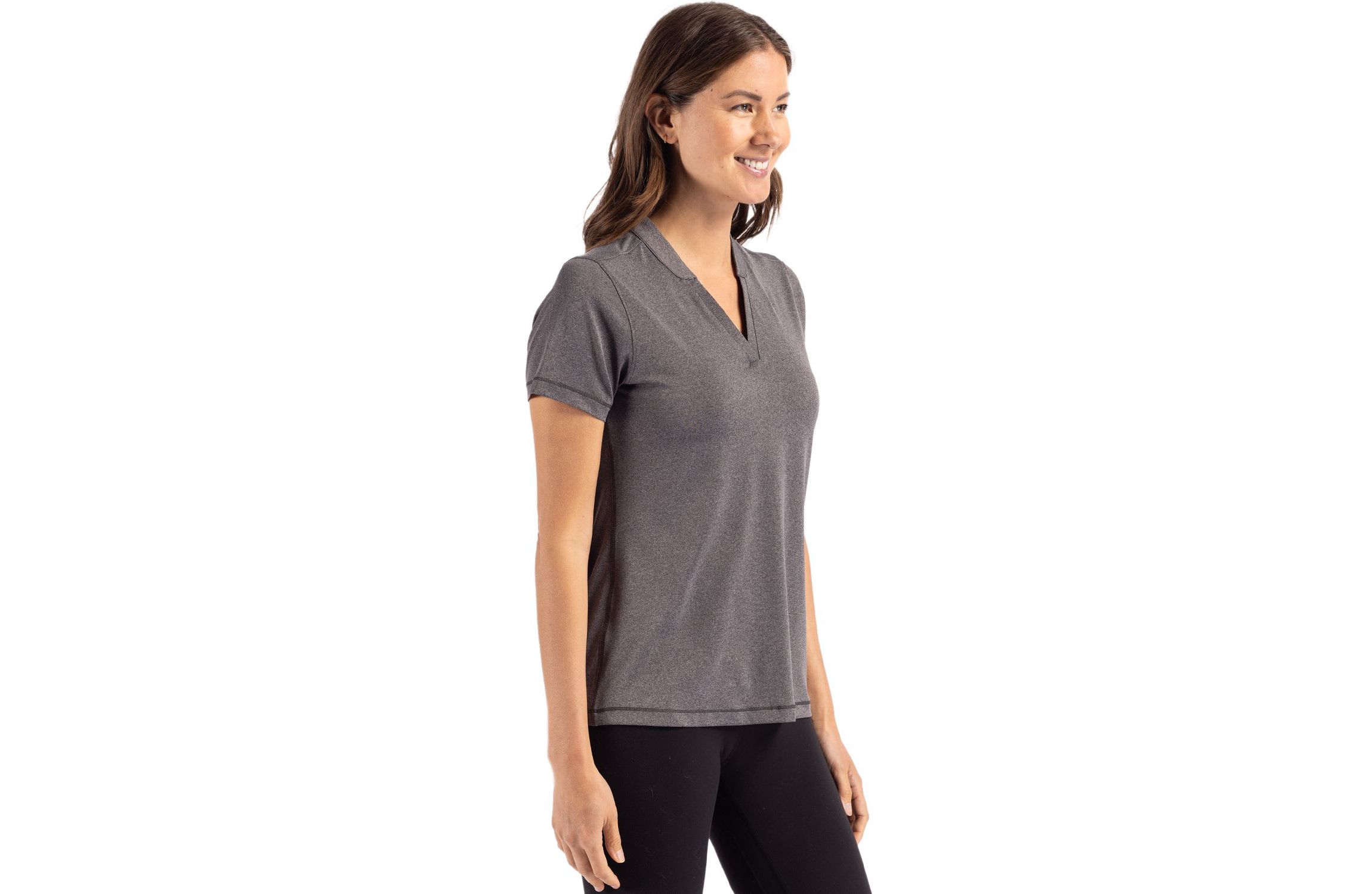 Cutter & Buck Forge Heathered Stretch Womens Blade Top