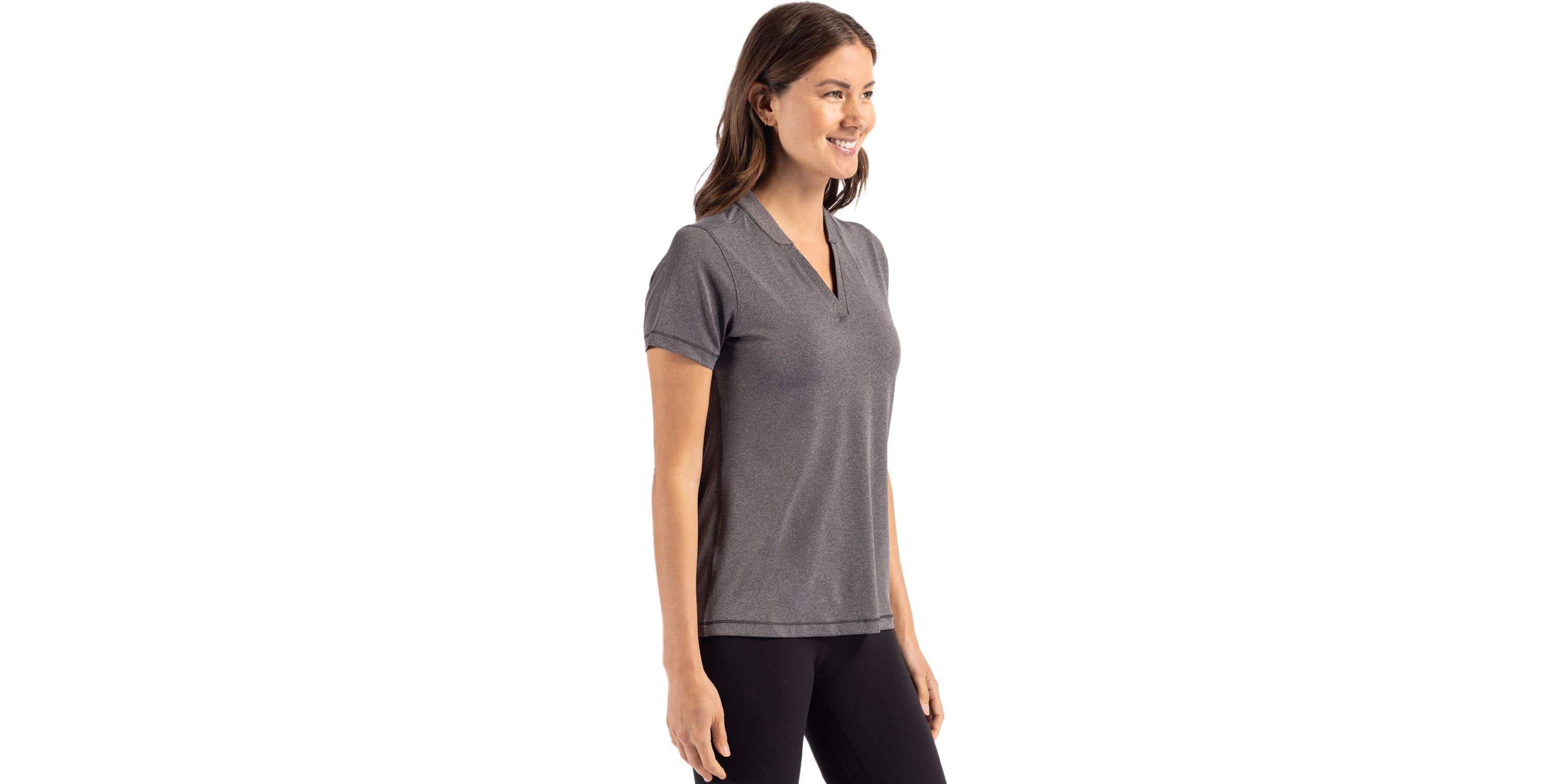 Cutter & Buck Forge Heathered Stretch Womens Blade Top