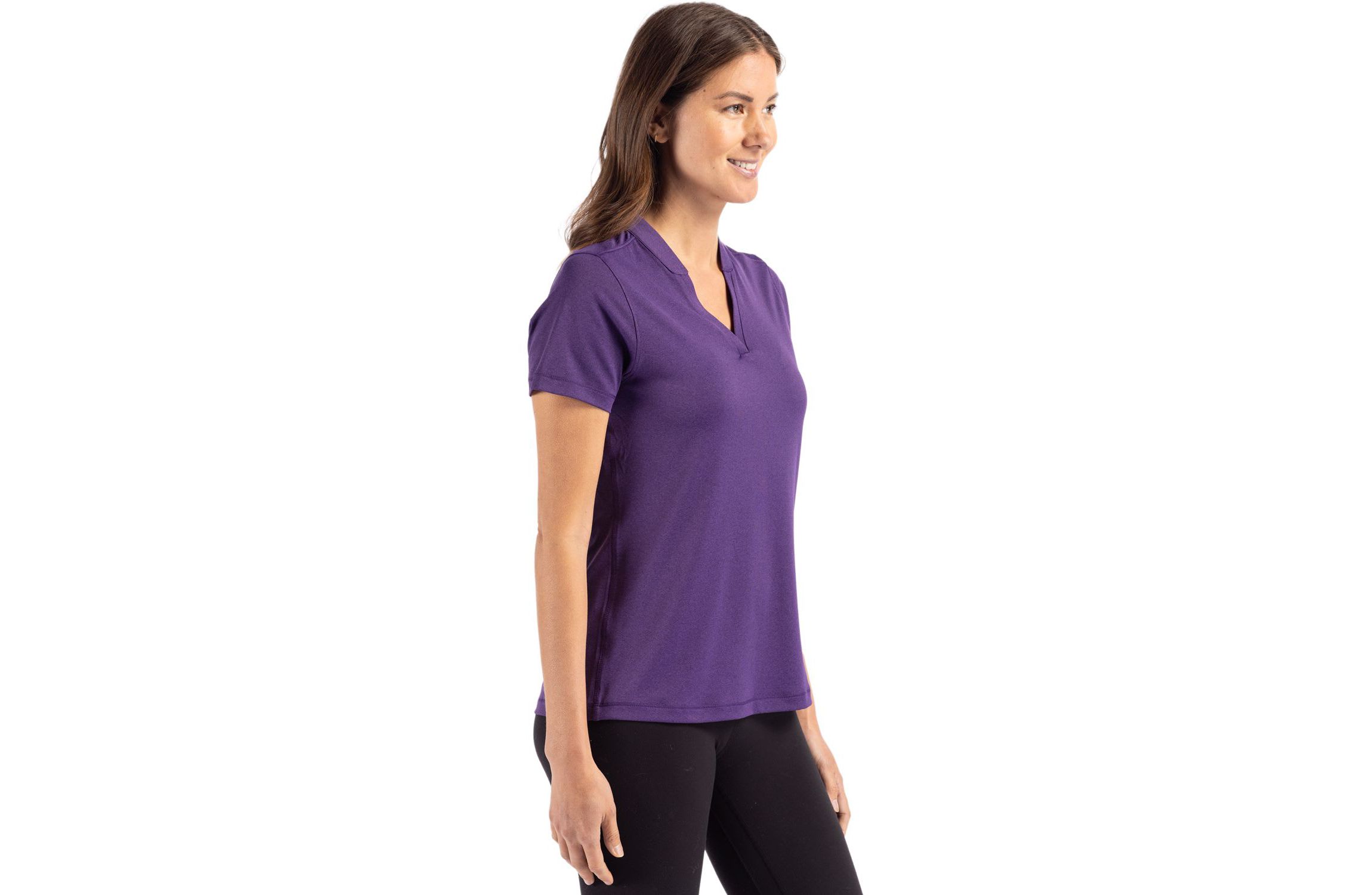 Cutter & Buck Forge Heathered Stretch Womens Blade Top