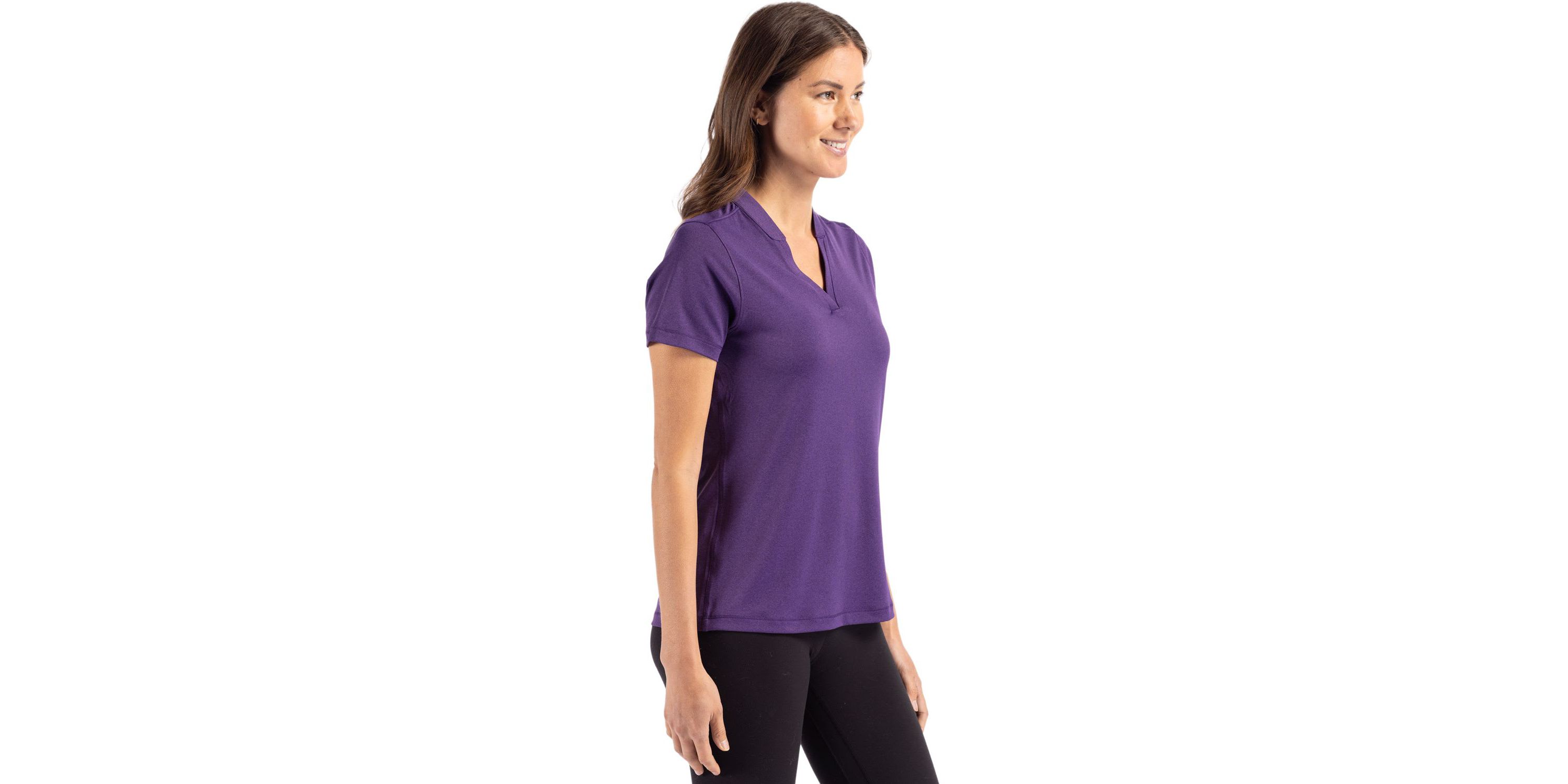 Cutter & Buck Forge Heathered Stretch Womens Blade Top
