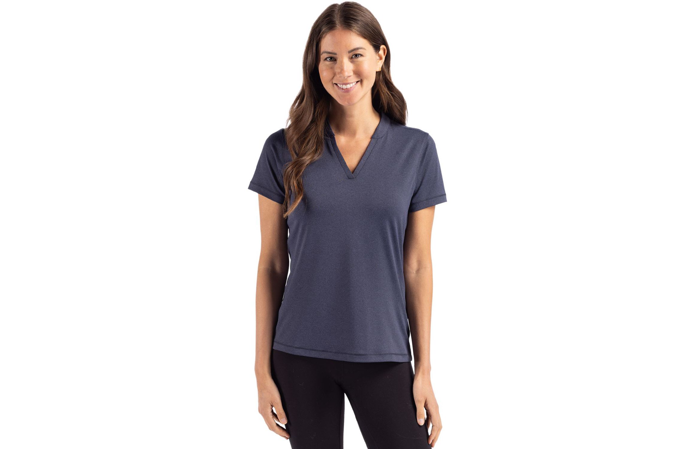 Cutter & Buck Forge Heathered Stretch Womens Blade Top