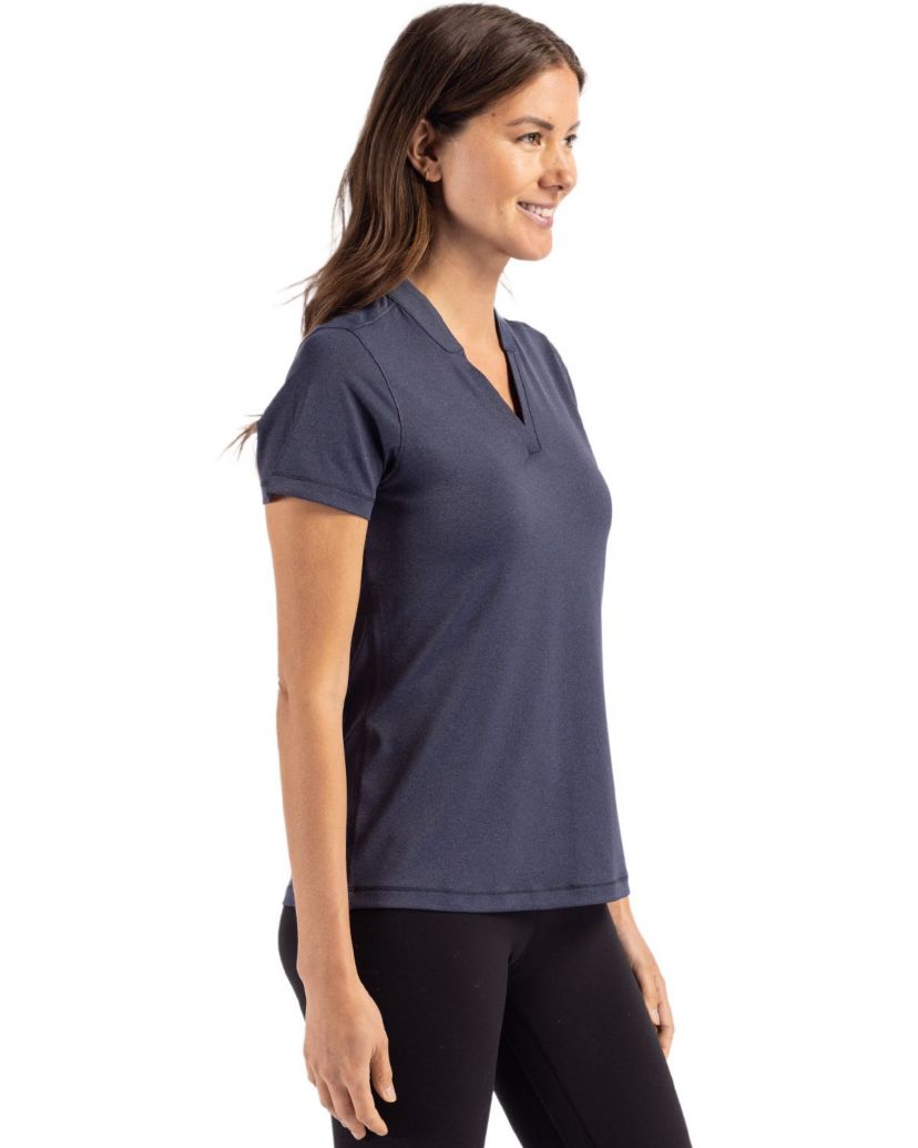 Cutter & Buck Forge Heathered Stretch Womens Blade Top