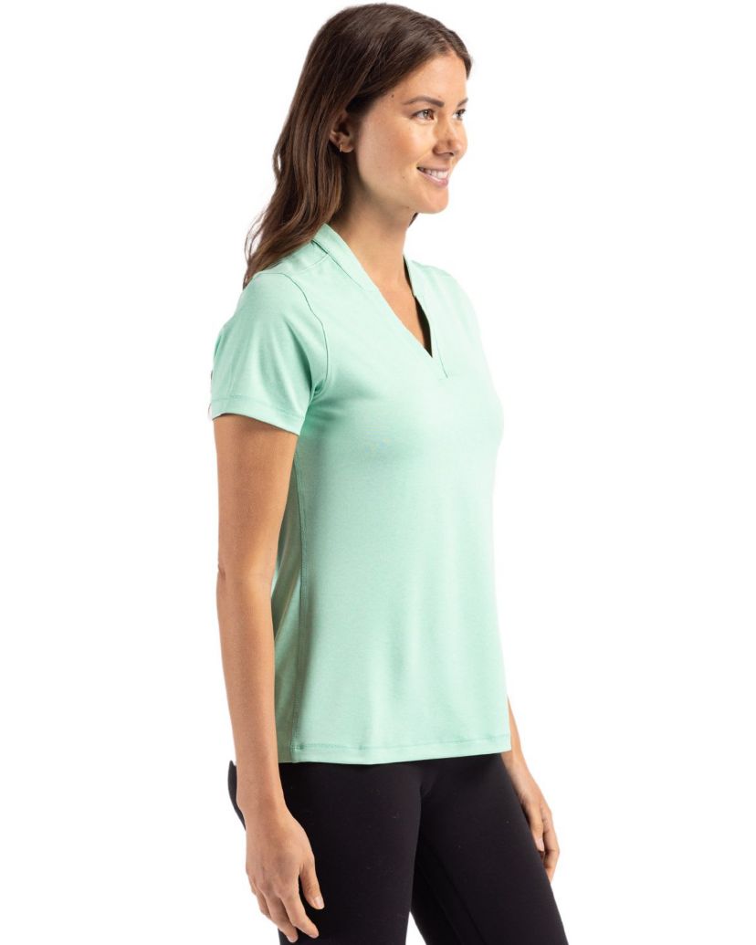 Cutter & Buck Forge Heathered Stretch Womens Blade Top