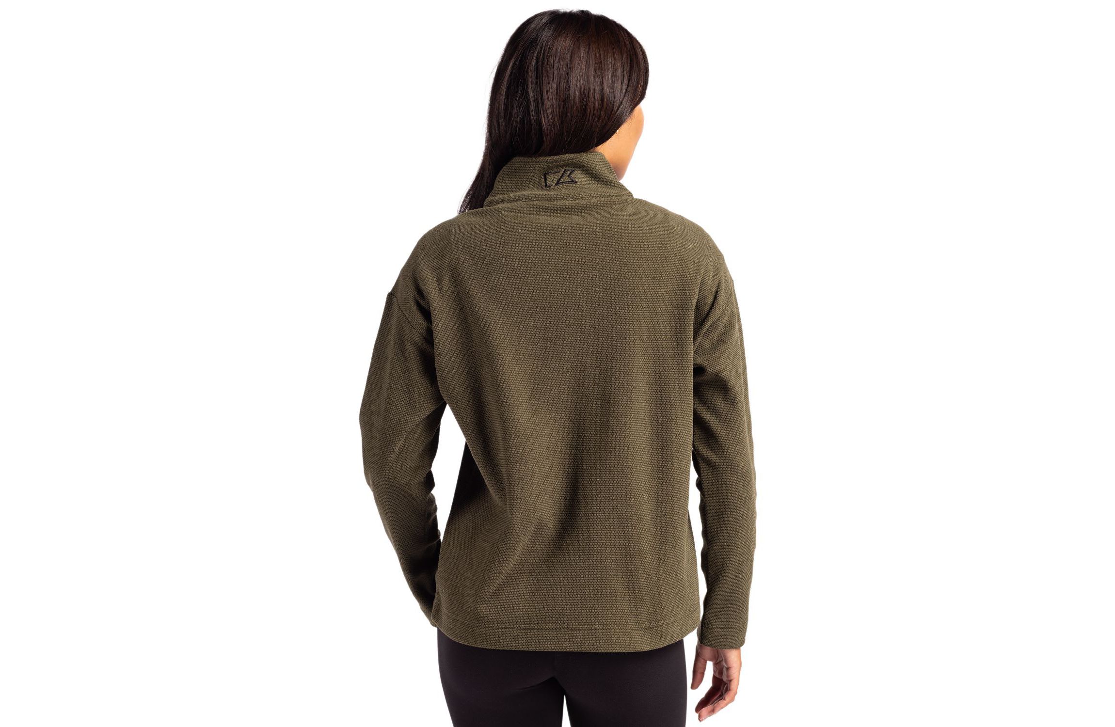 Cutter & Buck Hunts Point Eco Textured Fleece Recycled Womens Snap Pullover