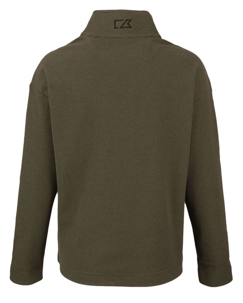 Cutter & Buck Hunts Point Eco Textured Fleece Recycled Womens Snap Pullover
