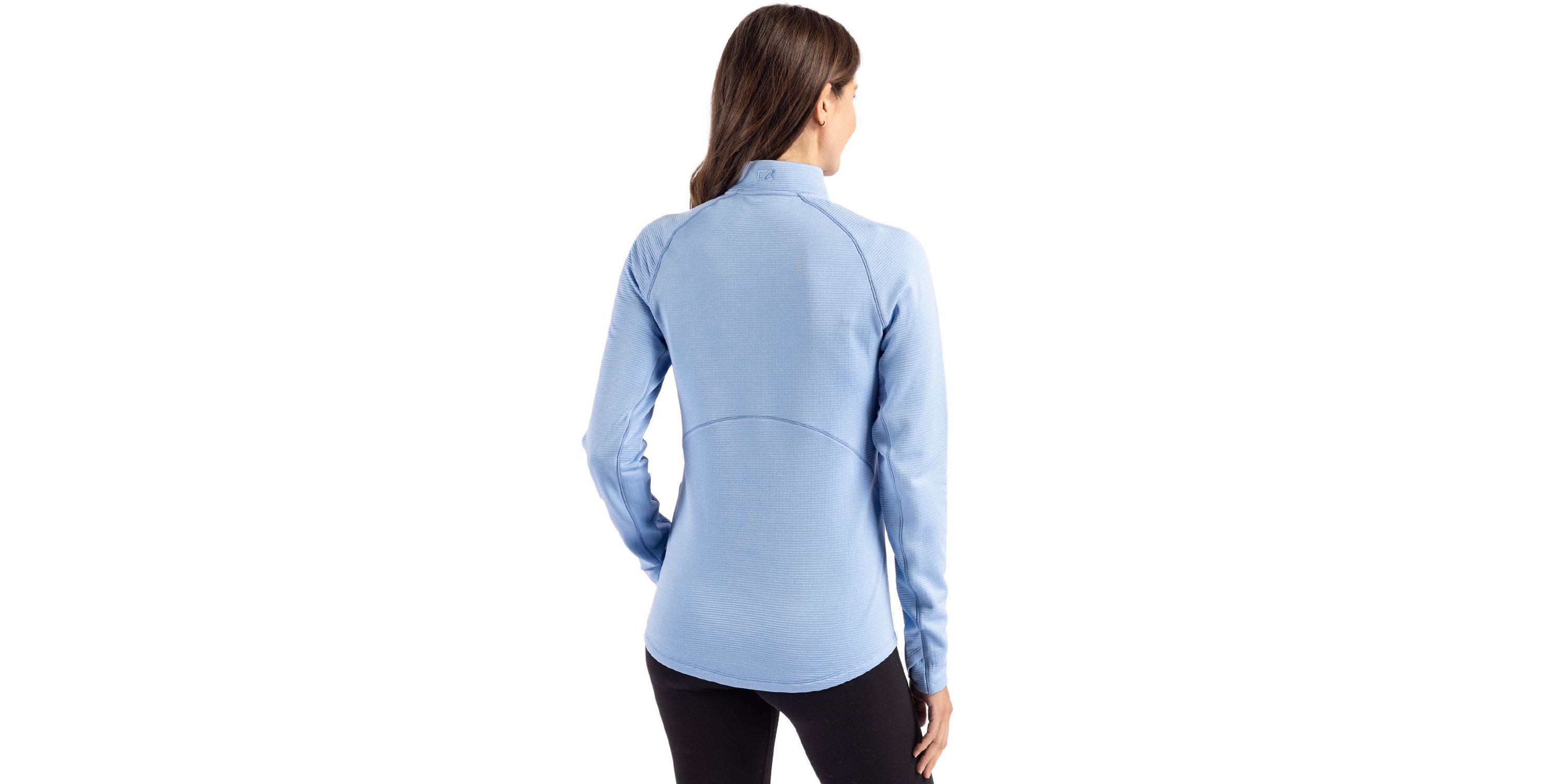 Cutter & Buck Peshastin Eco Fleece Recycled Womens Half Zip Pullover