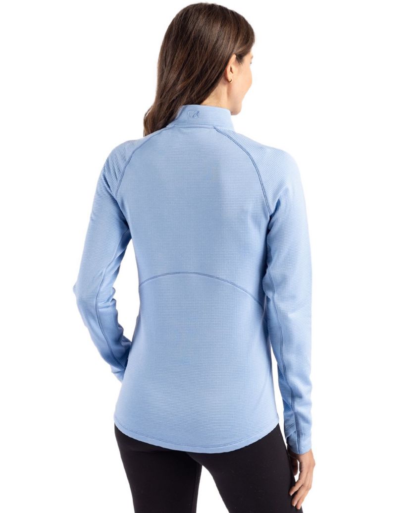 Cutter & Buck Peshastin Eco Fleece Recycled Womens Half Zip Pullover