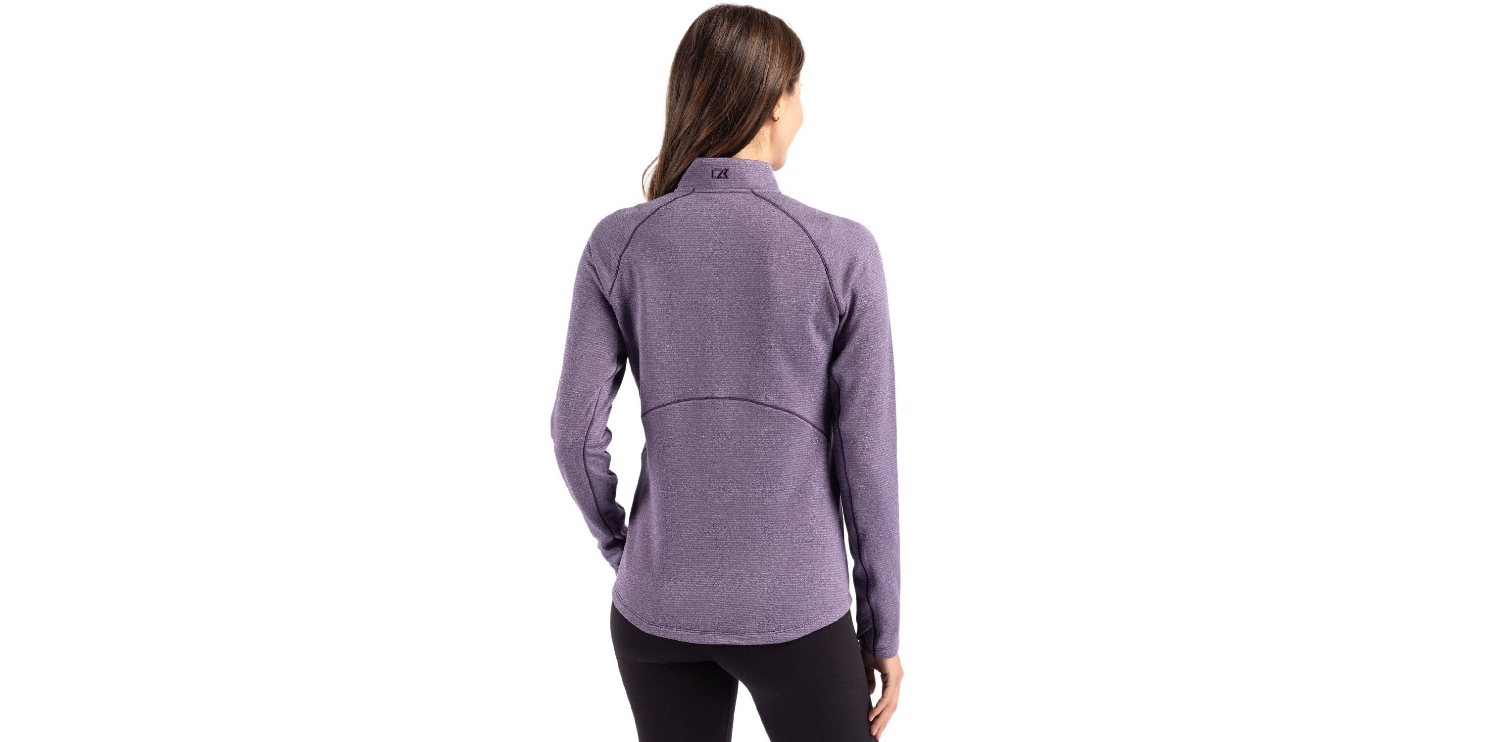 Cutter & Buck Peshastin Eco Fleece Recycled Womens Half Zip Pullover