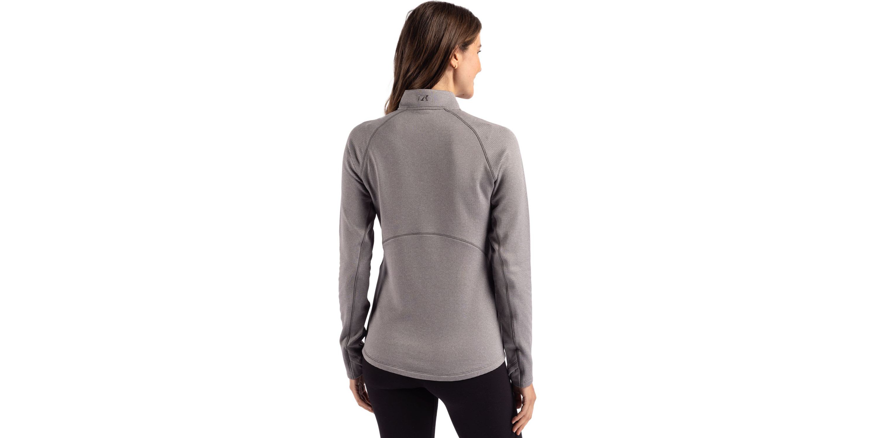 Cutter & Buck Peshastin Eco Fleece Recycled Womens Half Zip Pullover