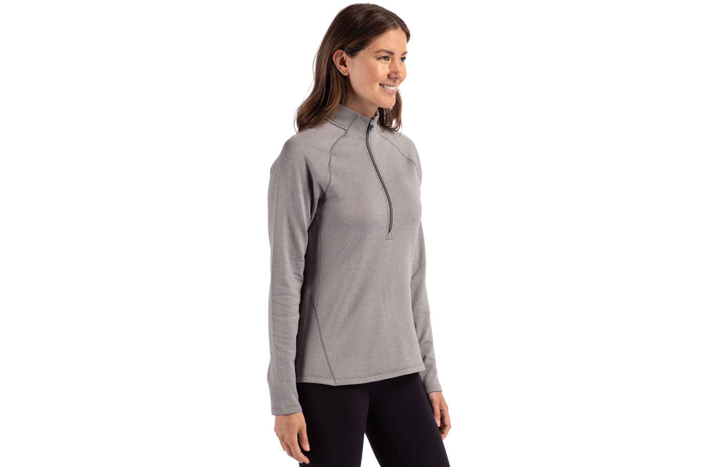 Cutter & Buck Peshastin Eco Fleece Recycled Womens Half Zip Pullover