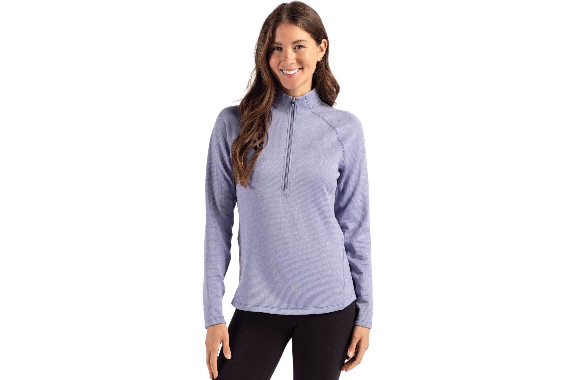 Cutter & Buck Peshastin Eco Fleece Recycled Womens Half Zip Pullover