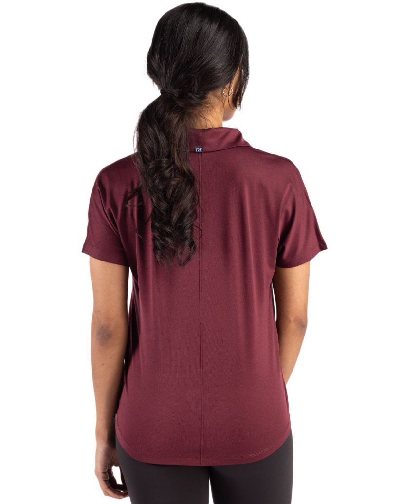 Cutter & Buck Coastline Epic Comfort Recycled Womens Dolman Polo