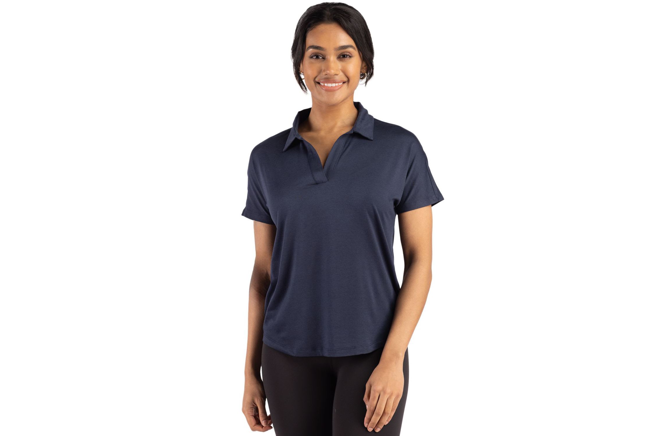 Cutter & Buck Coastline Epic Comfort Recycled Womens Dolman Polo