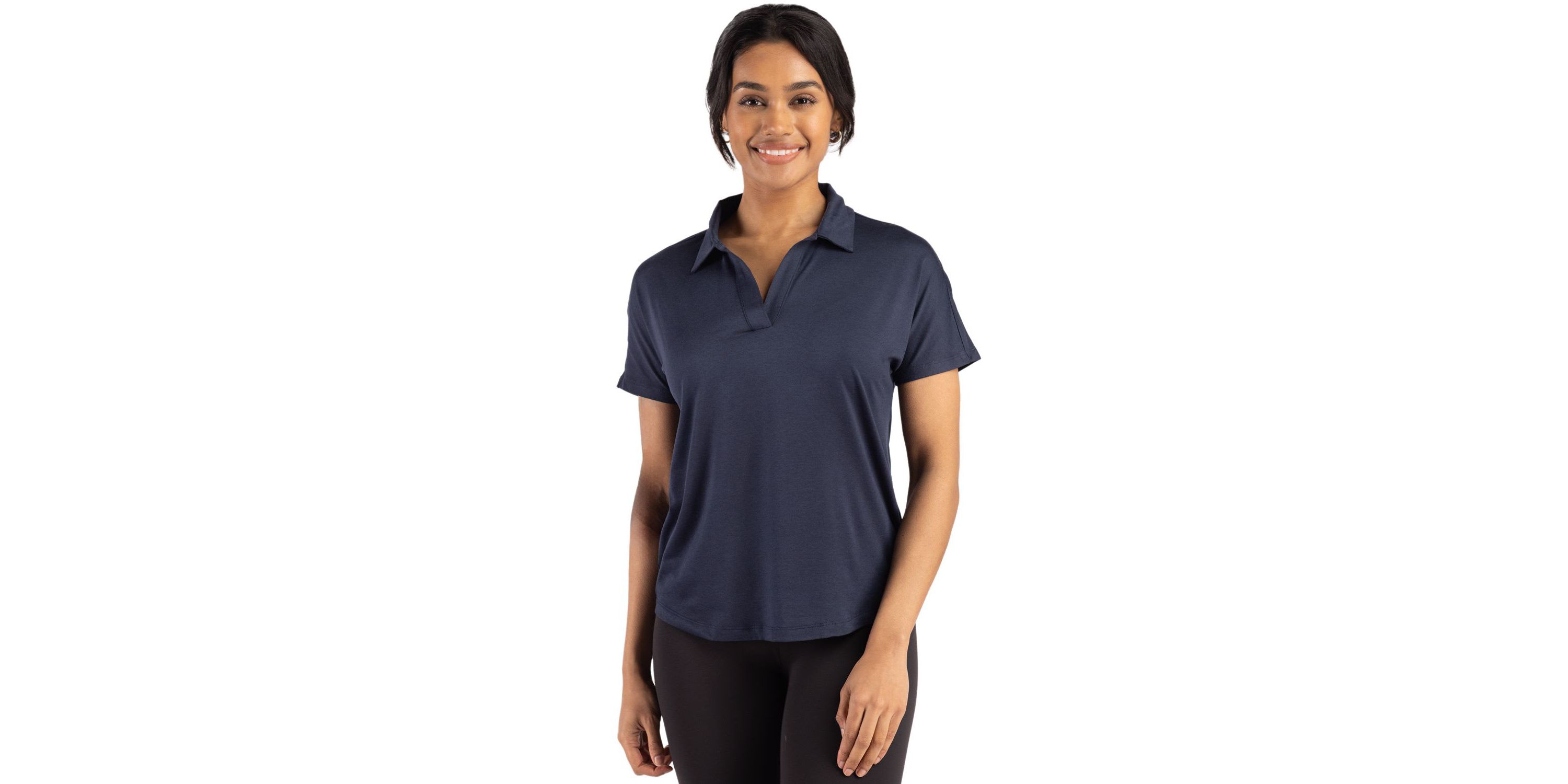 Cutter & Buck Coastline Epic Comfort Recycled Womens Dolman Polo