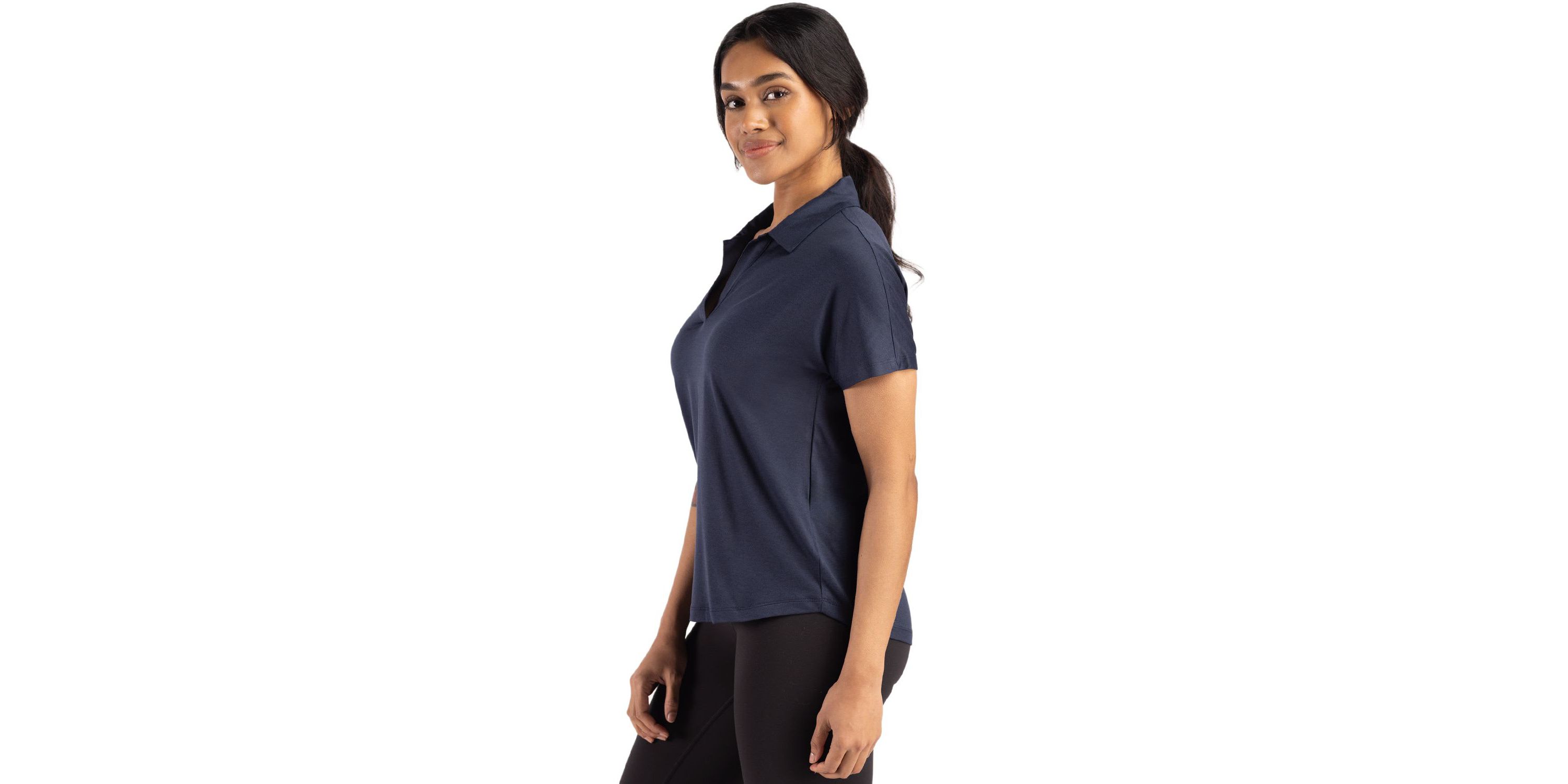 Cutter & Buck Coastline Epic Comfort Recycled Womens Dolman Polo