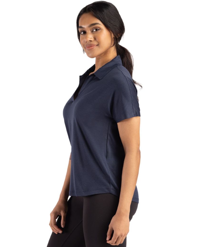 Cutter & Buck Coastline Epic Comfort Recycled Womens Dolman Polo