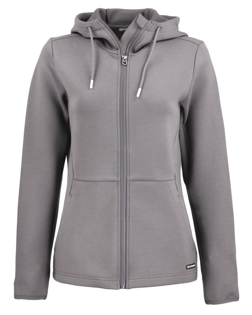 Cutter & Buck Roam Epic Comfort Recycled Womens Full Zip Hooded Jacket