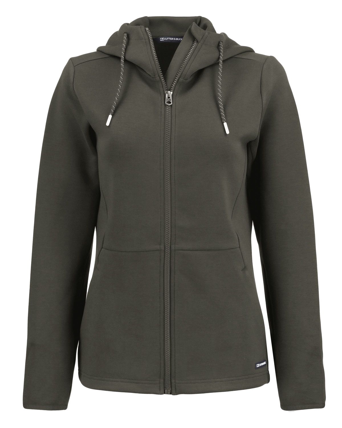 Cutter & Buck Roam Epic Comfort Recycled Womens Full Zip Hooded Jacket
